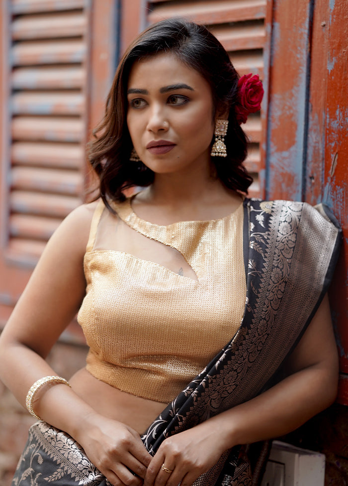Gold Sequin Designer Blouse - Indian Silk House Agencies
