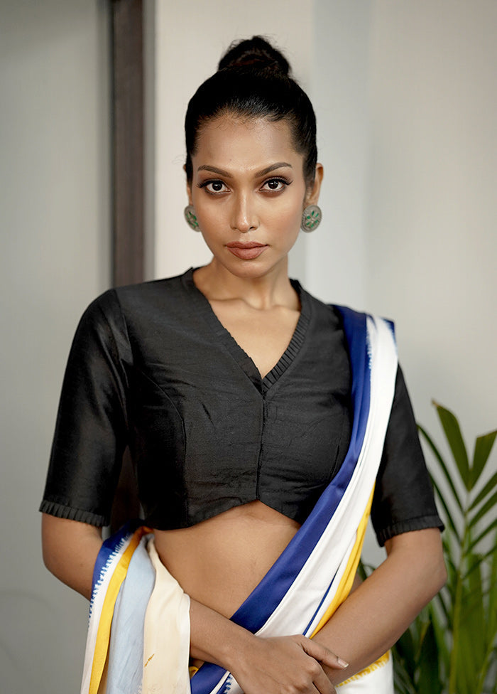 Black Dupion Silk Designer Blouse