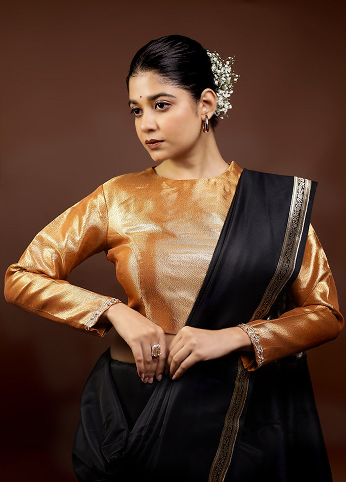 Copper Tissue Designer Blouse