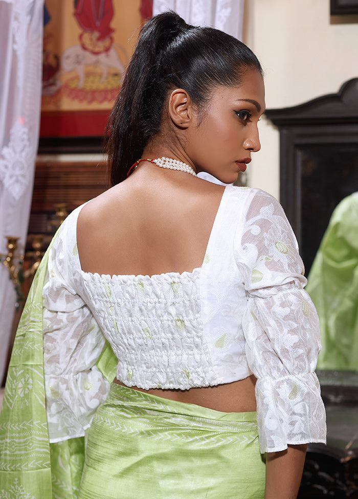 White Designer Designer Blouse