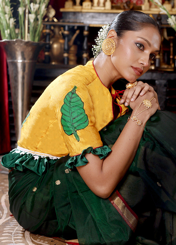 Yellow Designer Designer Blouse