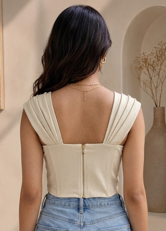 Cream Designer Designer Blouse
