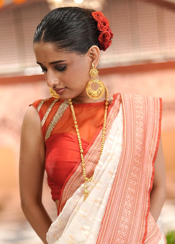 Red Designer Designer Blouse