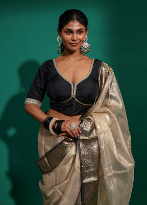 Black  Sweetheart Neck Designer Blouse