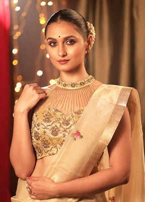 Gold Net Designer Blouse