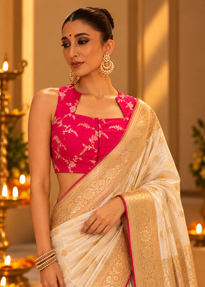 Rani Pink Designer Neck Designer Blouse